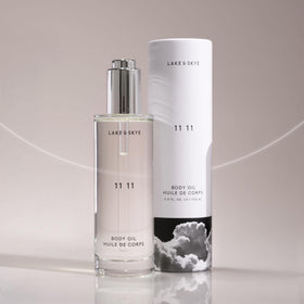 Lake & Skye dropper dispensing oil onto skin for precise application