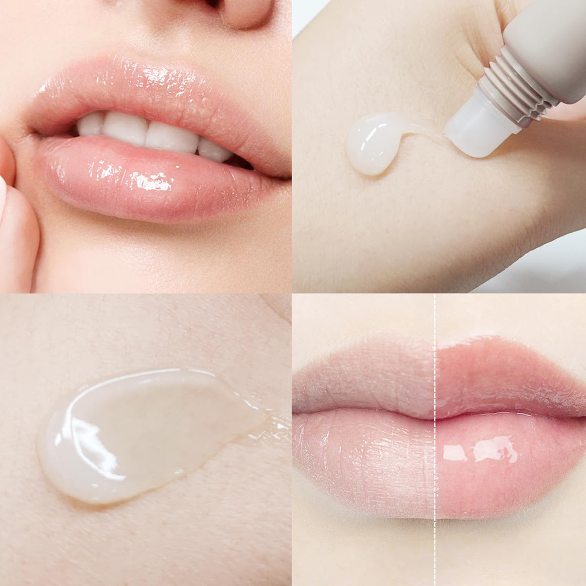 lakerain applied outdoors on lips illustrating protection against dry conditions