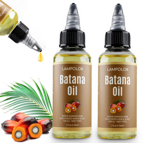 Lampolar front bottle view showing pure Batana oil for nourishment