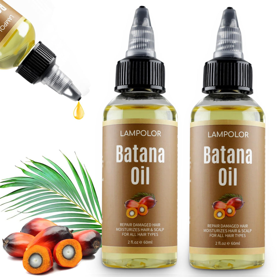 Lampolar front bottle view showing pure Batana oil for nourishment