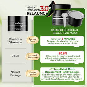 LANBENA brush and refill packet arranged to show easy application and reduced waste
