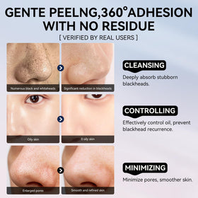 LANBENA strip being applied on nose during use for visible extraction benefit