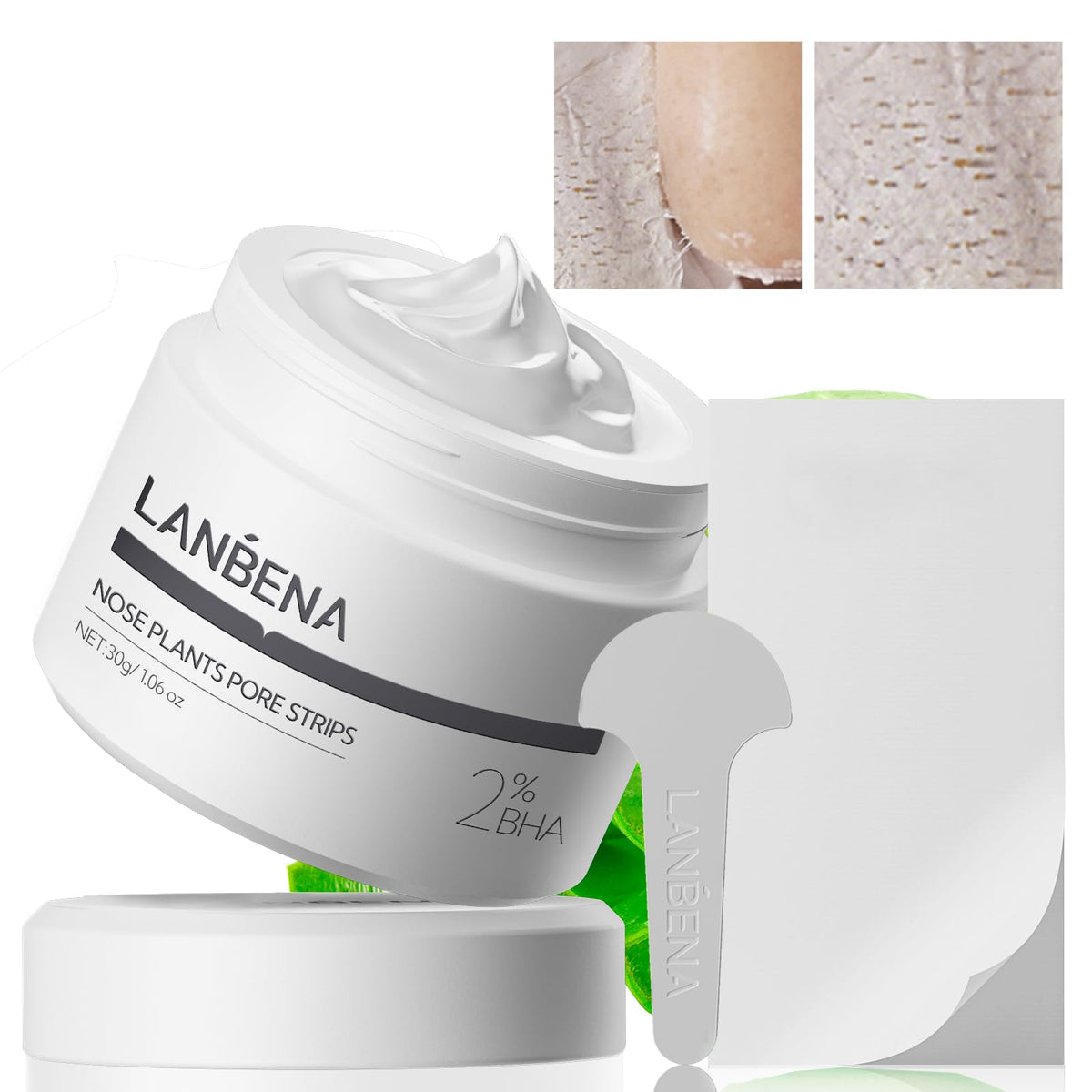 LANBENA jar front label showing product name and benefits