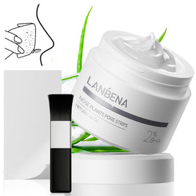 LANBENA front packaging showing 60 nose strips and benefits