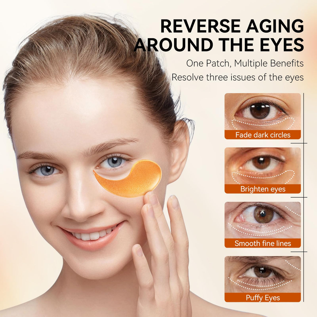 LANBENA ingredient layout with vitamin C and niacinamide emphasizing brightening support
