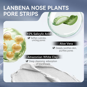 LANBENA soft rubber nose brush detail showing rounded head for gentle application
