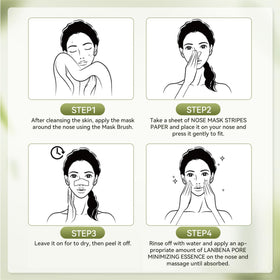 LANBENA strip with witch hazel and aloe visuals showing soothing benefit