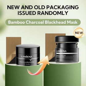 LANBENA thick charcoal gel texture close-up showing dense formula for stronger extraction