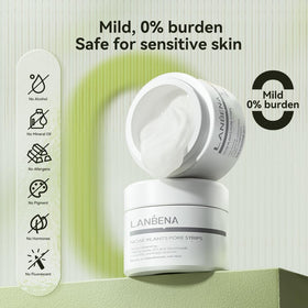 LANBENA tube close-up label highlighting active ingredients and instructions