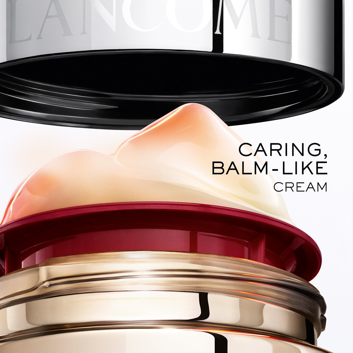 Lancôme jar beside ruler showing size and portion control for consistent use