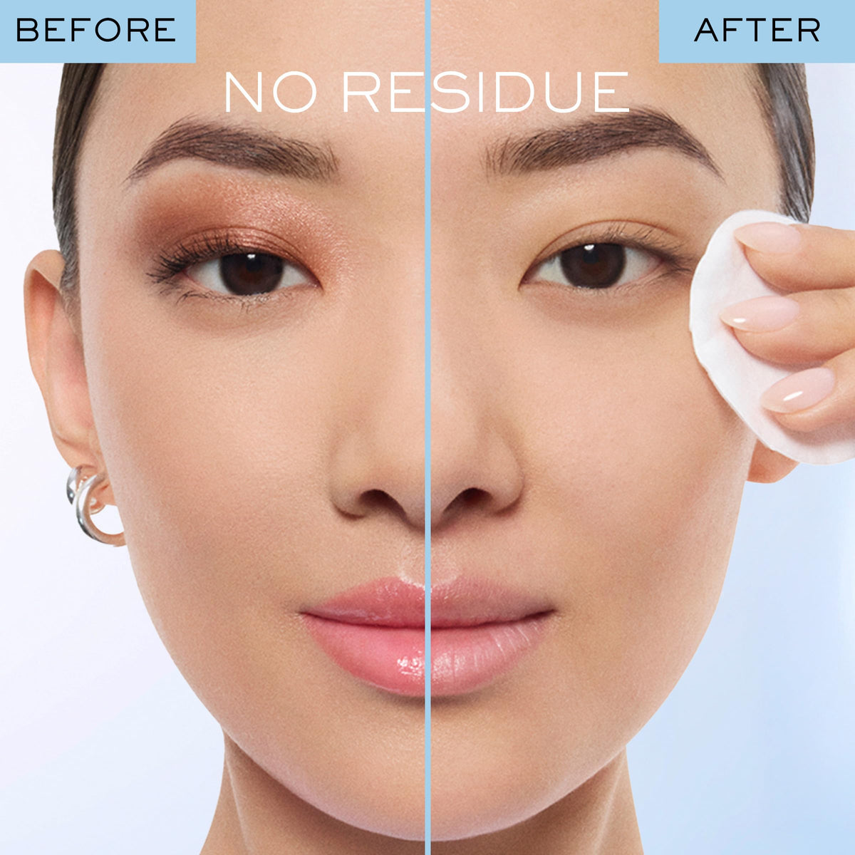 Lancôme near eye lifestyle image showing comfortable, non-irritating removal
