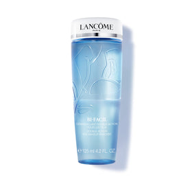 Lancôme front bottle shot showing sleek packaging and quick makeup removal