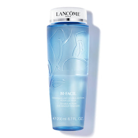 Lancôme Bi-Facil front bottle showing full product and size, quick removal benefit