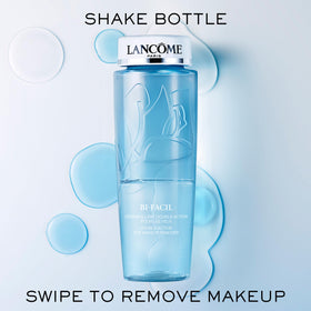 Lancôme in a compact travel pouch ready for on-the-go makeup removal