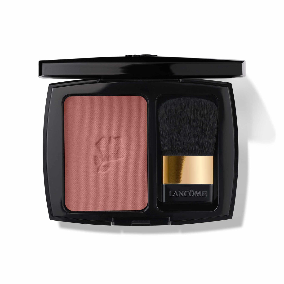 Lancôme compact front view showing shade and sleek packaging for easy color selection
