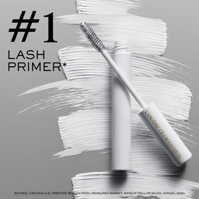 Lancôme primer beside ruler for scale showing compact travel-friendly size