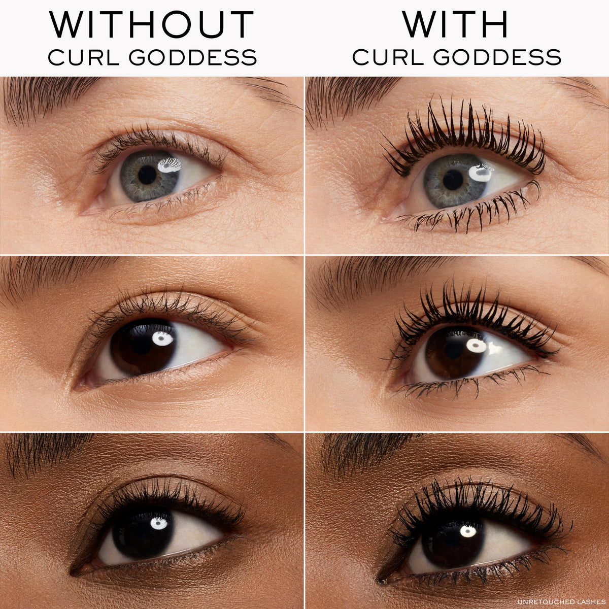 Lancôme wand pulled from tube highlighting brush and easy application benefit