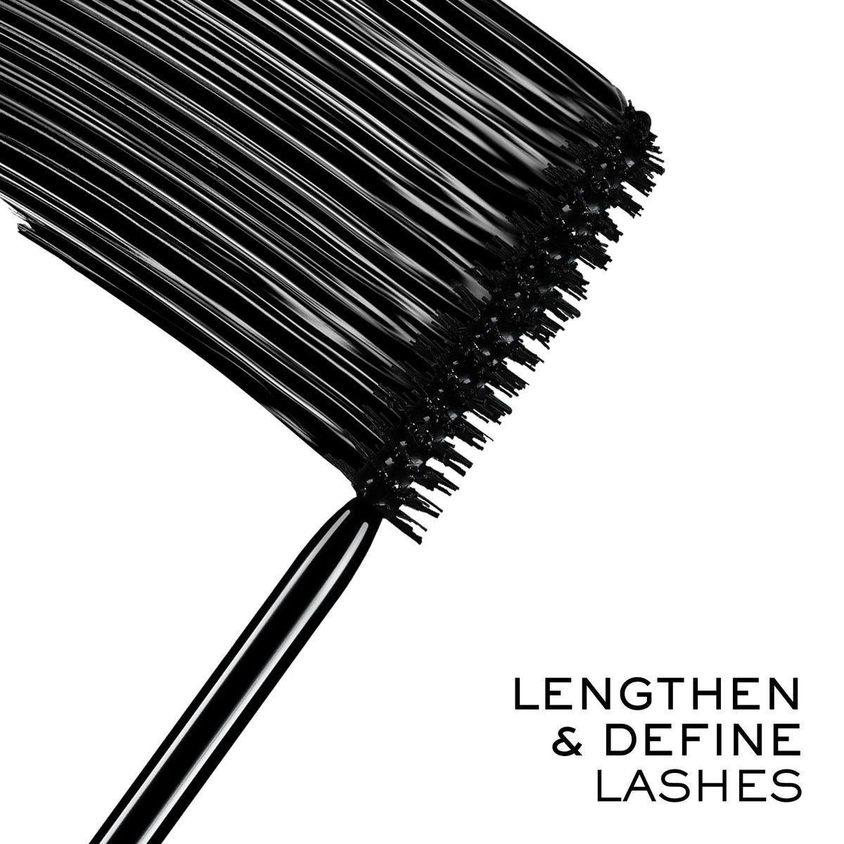 Lancôme close-up of brush bristles illustrating precise lash separation and control