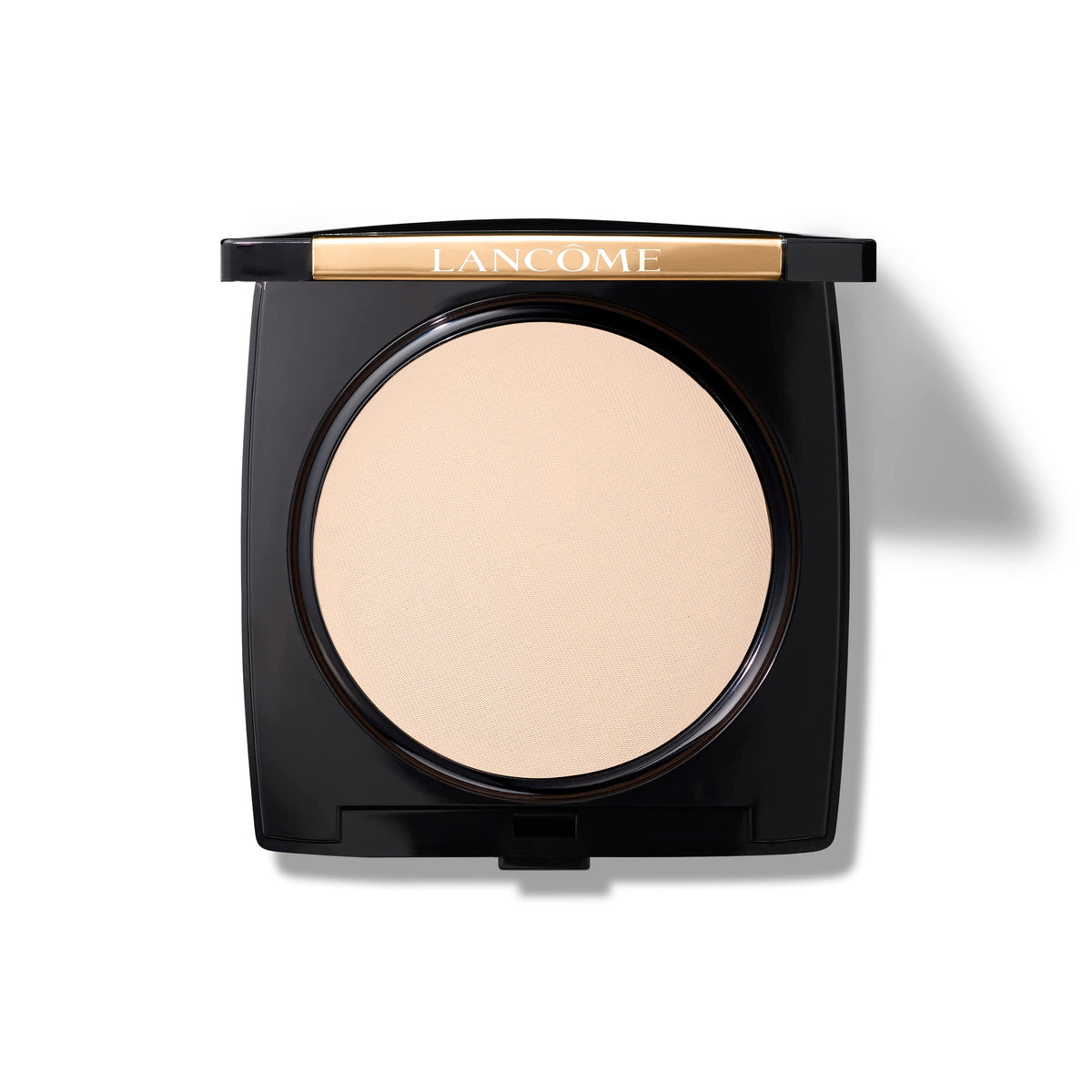 Lancôme compact front view showing sleek packaging and travel convenience