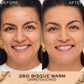 Lancôme powder activated with water on sponge, delivers fuller coverage