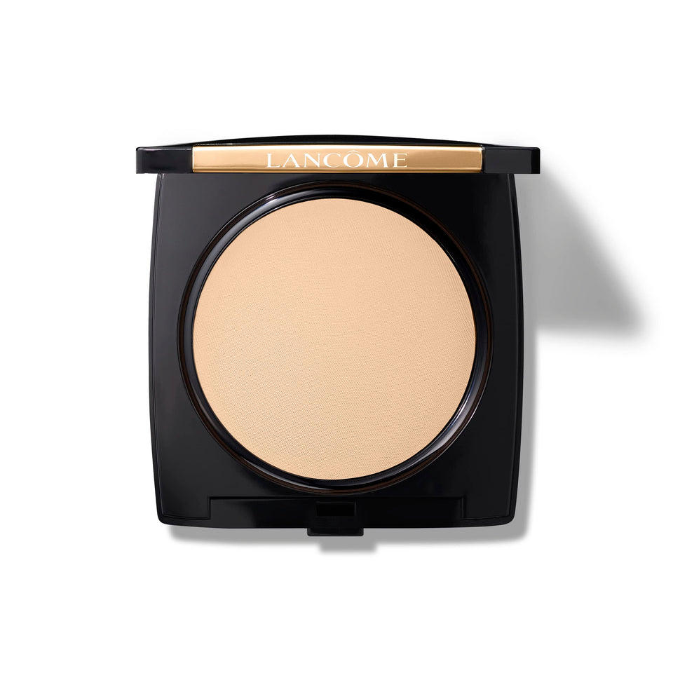 Lancôme compact front view showing sleek packaging and portable design
