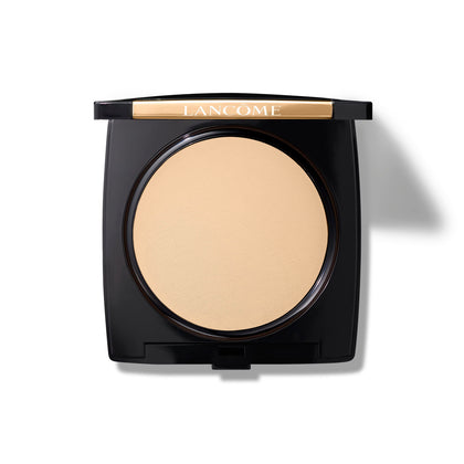 Lancôme front compact view showing sleek packaging and portability benefit
