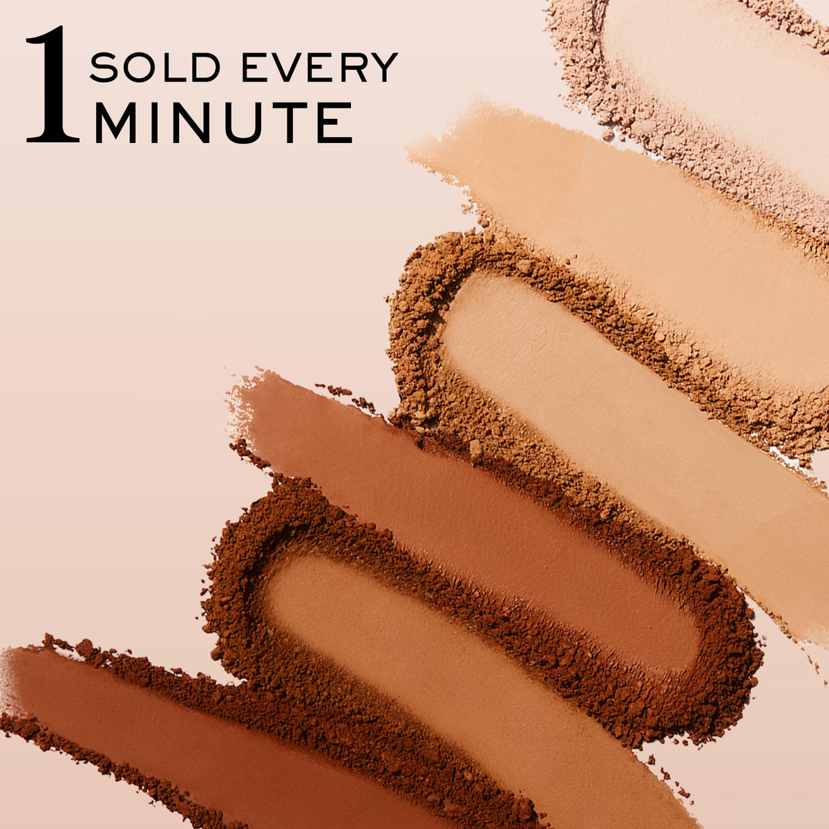 Lancôme shade 205 swatch on jawline showing warm undertone match benefit