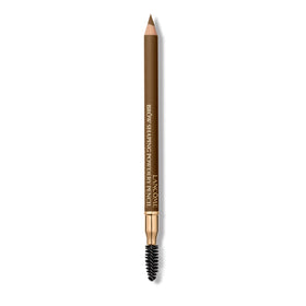 Lancôme front packaging of brow pencil showing compact dual-ended design and natural finish benefit