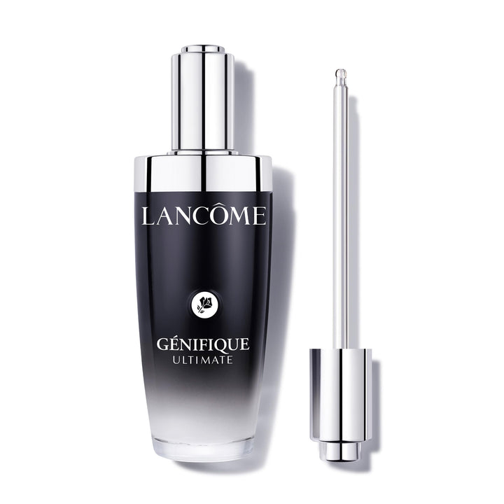 Lancôme bottle front packaging showing product and benefits