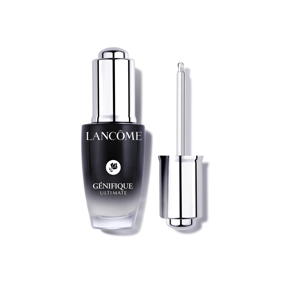Lancôme bottle front view showing sleek packaging and immediate confidence
