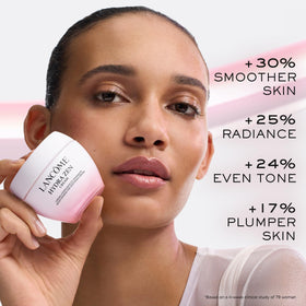 Lancôme 1.7 fl oz size comparison showing portable travel-friendly benefit