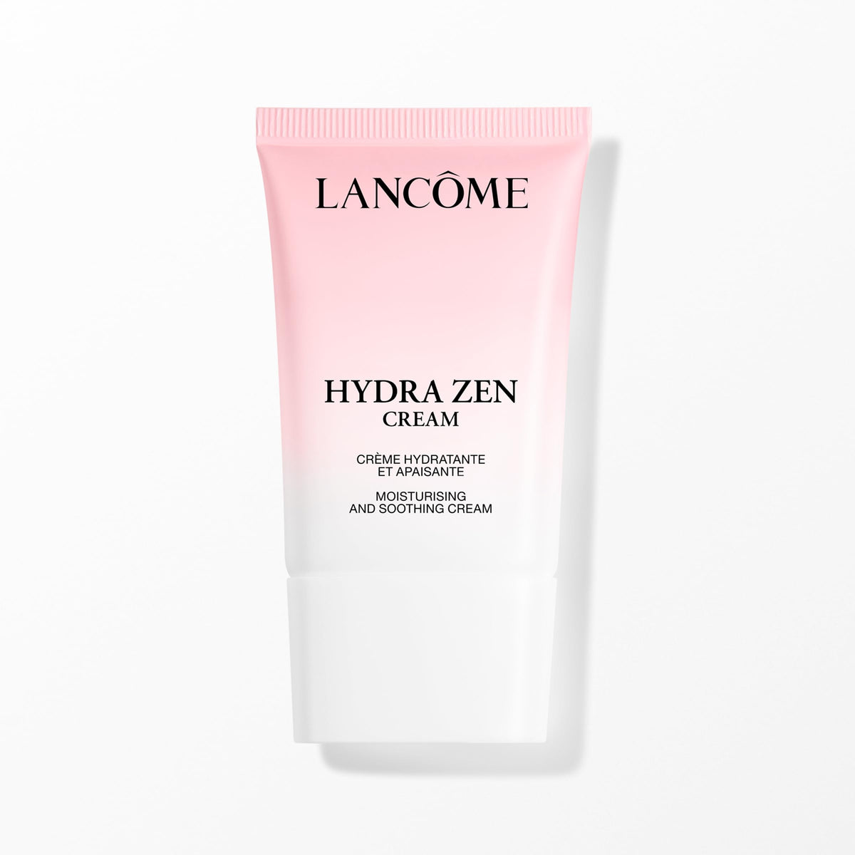 Lancôme front jar showing product and branding, highlights soothing hydration