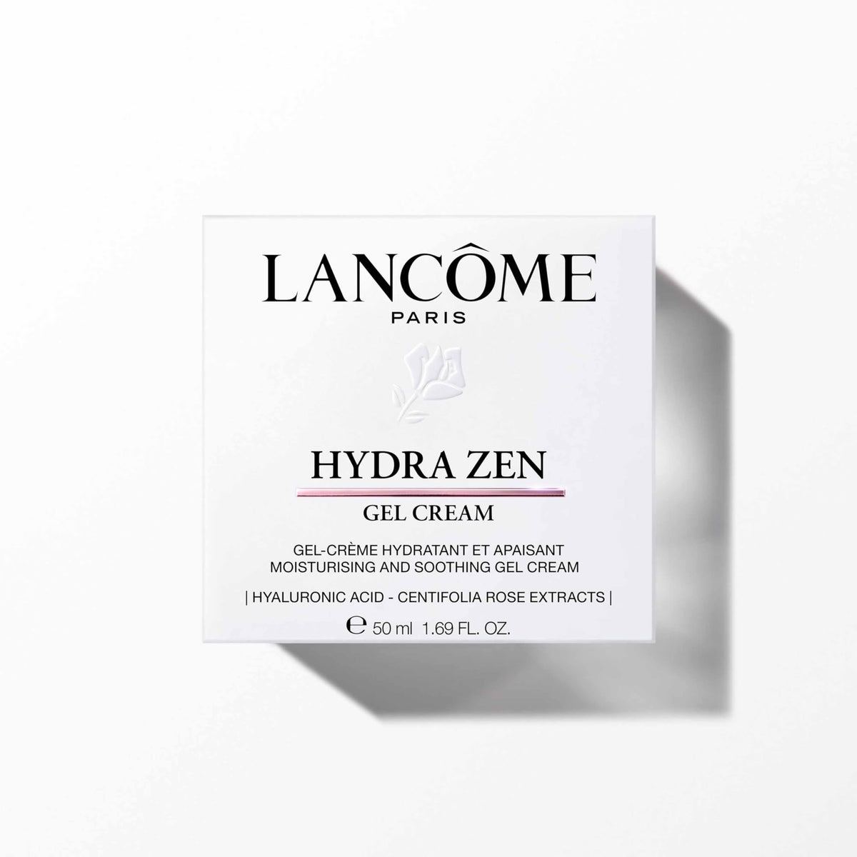 Lancôme gel cream texture close-up highlighting lightweight absorption benefit