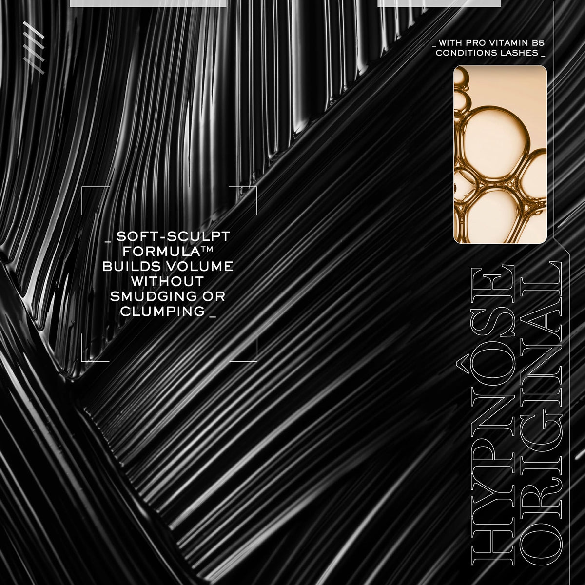 Lancôme Hypnôse ingredients label close-up showing formula transparency benefit