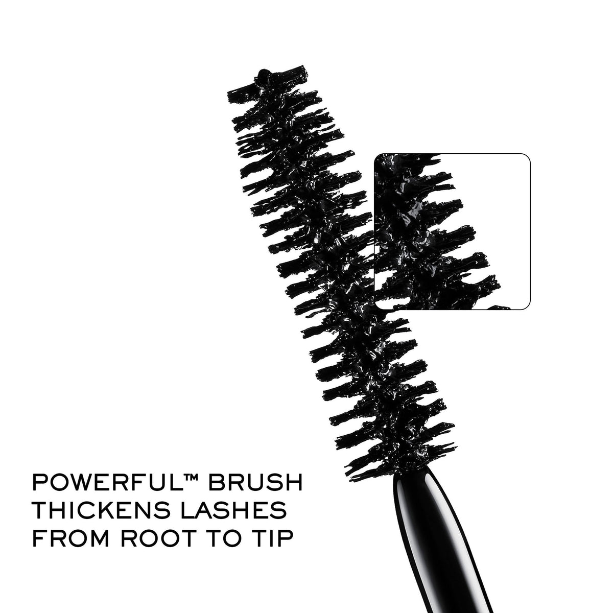 Lancôme before and after lashes showing visible added volume