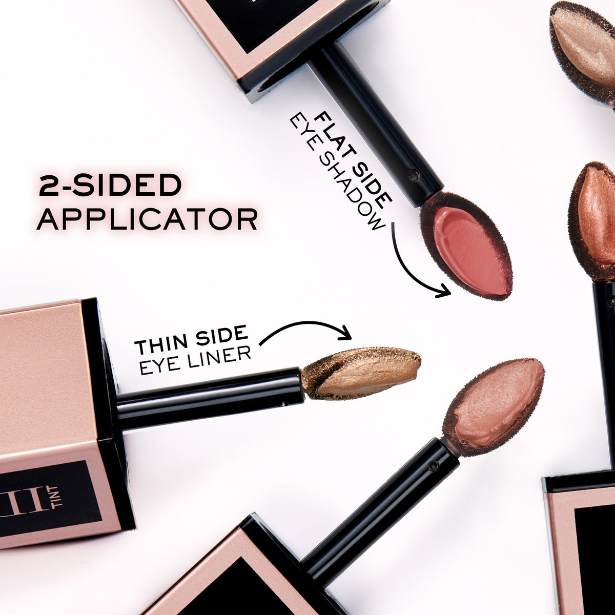 Lancôme Idôle Tint used as eyeliner creating a crisp winged finish