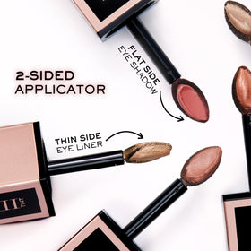 Lancôme Idôle Tint used as eyeliner creating a crisp winged finish