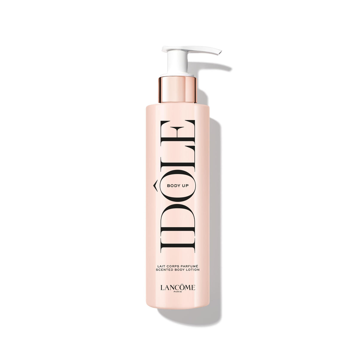 Lancôme Idôle front bottle view showing sleek new packaging and brand appeal