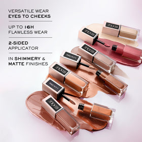 Lancôme Idôle Tint texture close-up showing smooth shimmer payoff
