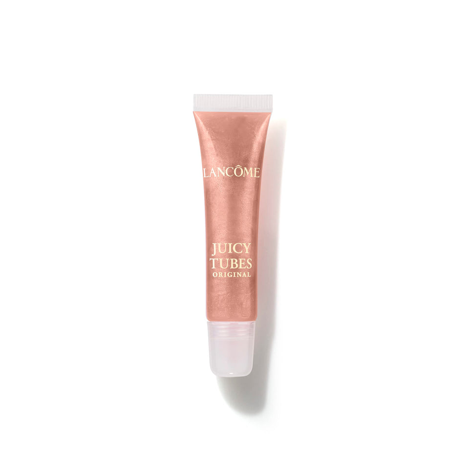 Lancôme Juicy Tubes front packaging showing glossy tube and shade name for instant recognition