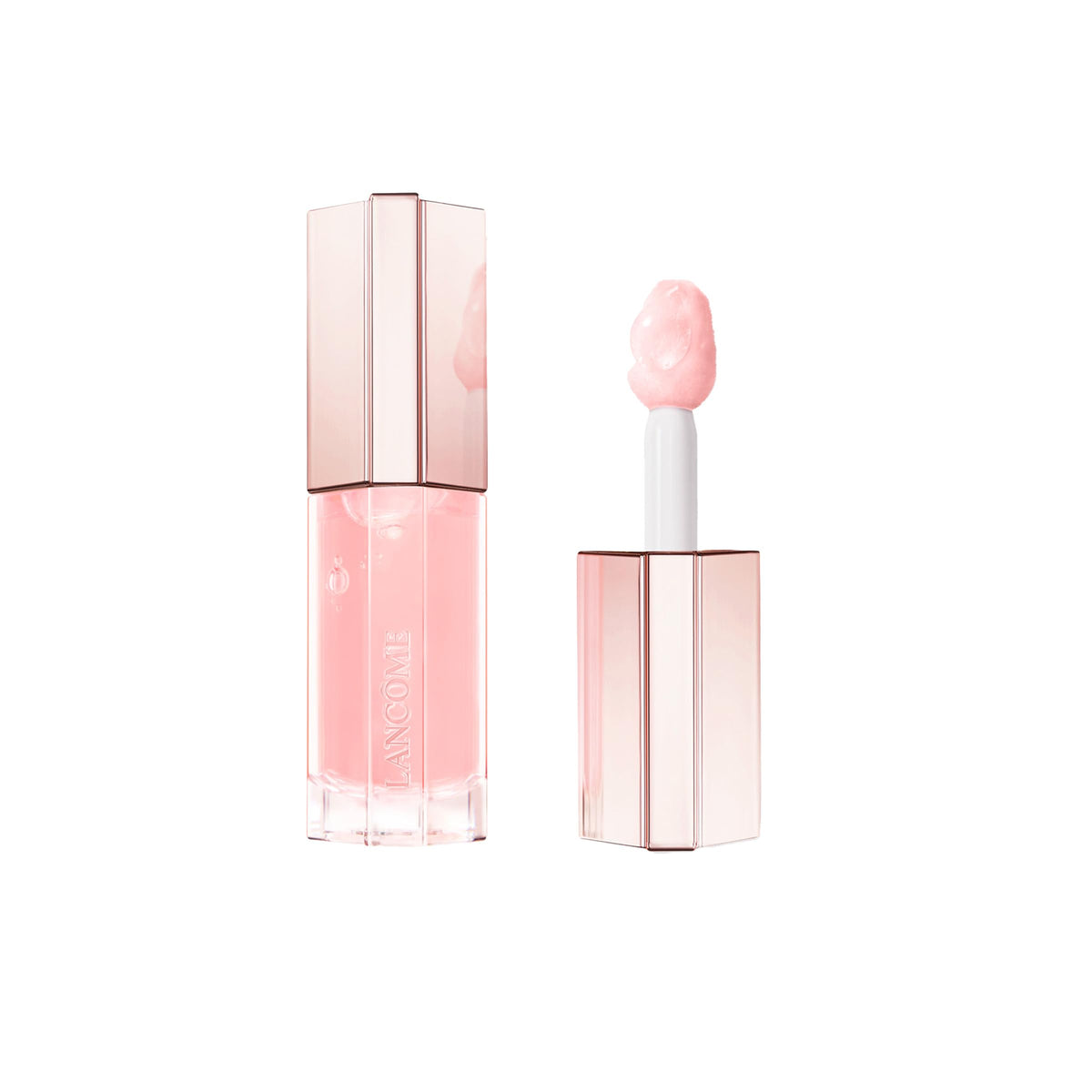 Lancôme JuicyTreat front packaging showing product and shade, highlights glossy finish