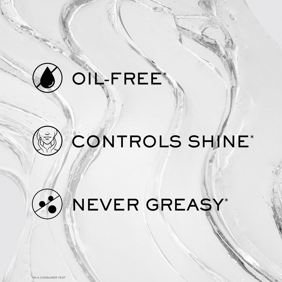 Lancôme primer texture on hand close-up demonstrating smooth spread