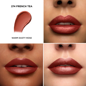 Lancôme angled tube of L'Absolu Rouge highlighting elegant case and easy grip