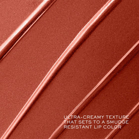 Lancôme lipstick worn on model in daylight showcasing natural luminous finish benefit