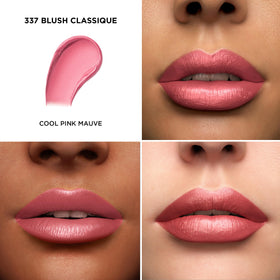 Lancôme L'Absolu Rouge bullet twisted open revealing creamy tip for smooth application