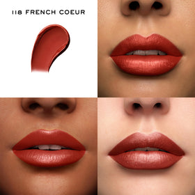 Lancôme lipstick bullet close-up showing smooth tip and precise application benefit