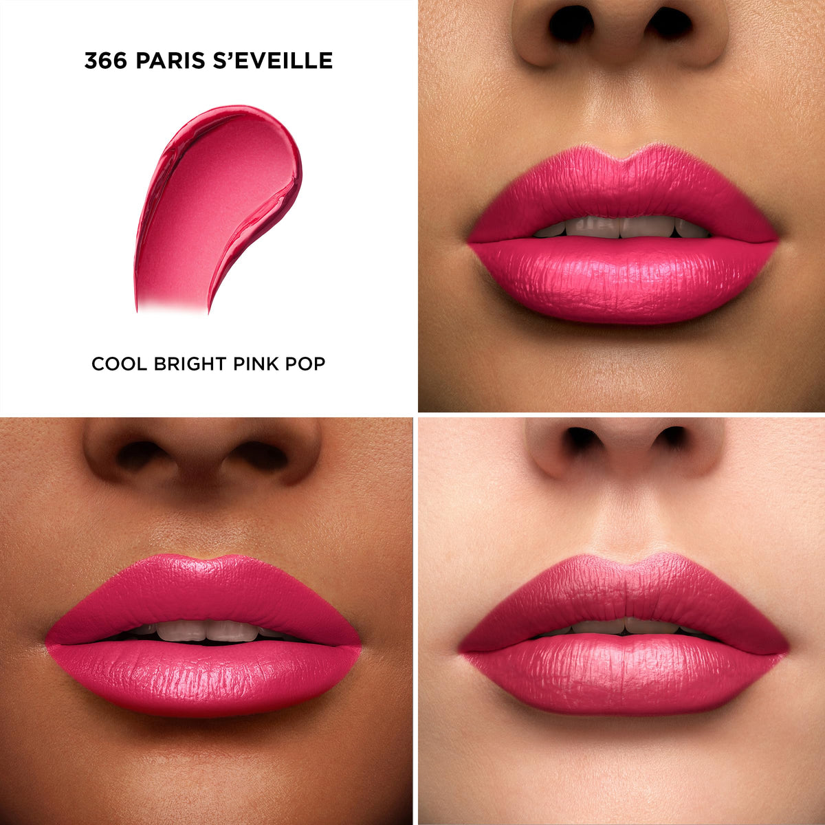 Lancôme close-up of lipstick bullet highlighting smooth application benefit