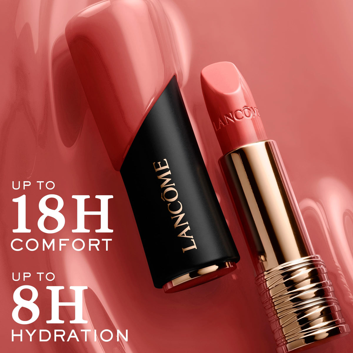 Lancôme model wearing 250 Tendre Mirage demonstrating wearable finish