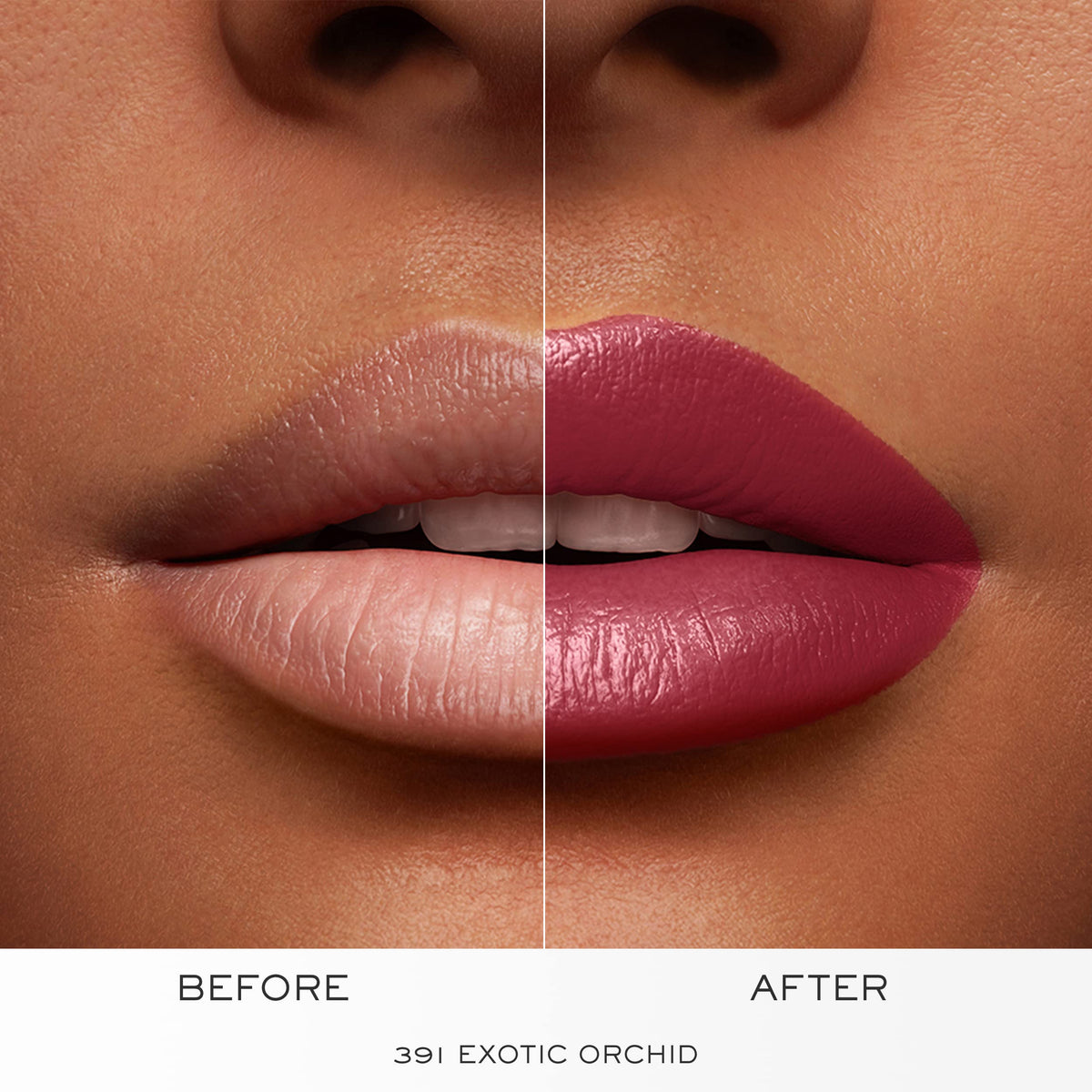 Lancôme size comparison with other objects to show true lipstick scale