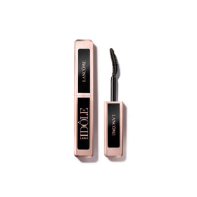 Lancôme front packaging showing compact travel-size and black finish